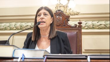 Clara García, presidenta de la Cámara de Diputados de Santa Fe.