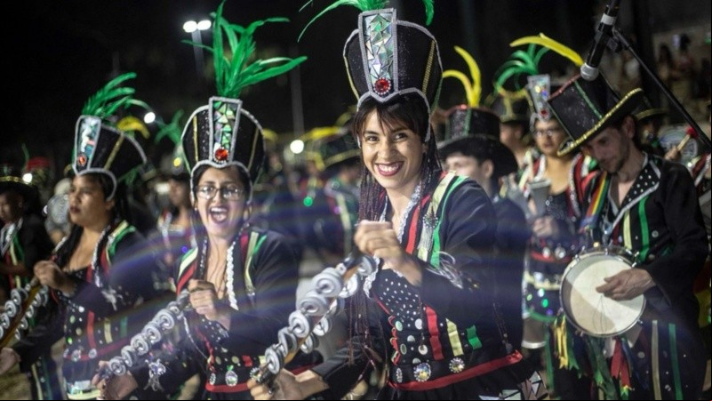 El carnaval suma seguidores en Rosario.