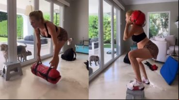 La modelo Nicole Neumann.