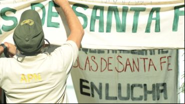 El reclamo de los trabajadores de Parque Islas de Santa Fe.