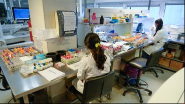 El laboratorio del Cemar recibe muestras de Rosario y del sur provincial.