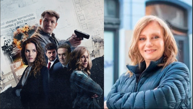 Las imágenes de protagonistas de la serie Iosi (izq.) y la periodista Miriam Lewin, coautora del libro en que está basada.