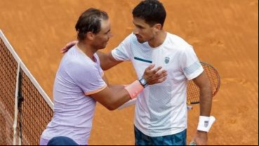 Cachín no pudo con Nadal, pero se fue feliz de Madrid.