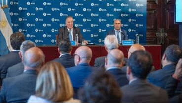El presidente del Banco de la Nación Argentina, Daniel Tillard, y el vicepresidente de la entidad, Darío Wasserman, presentaron la nueva línea.