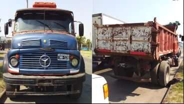 El camión fue robado el viernes pasado en zona sur.