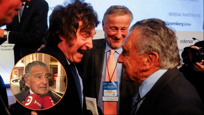 Eduardo Eurnekian, dueño de Corporación América, disparó contra Javier Milei.