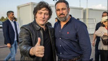 Javier Milei viajó a España para reunirse con el presidente de Vox Santiago Abascal.