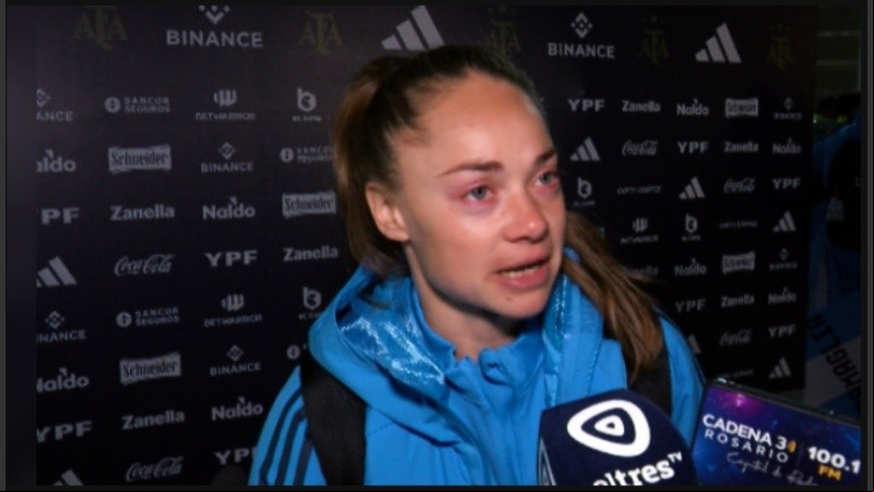 Estefanía Banini tuvo su último partido en San Nicolás en el 2023 y había hablado con El Tres.
