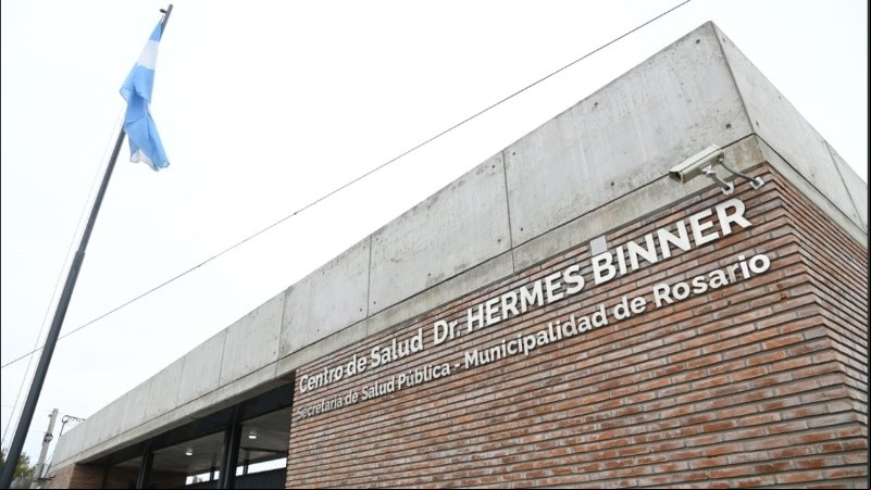 El frente del nuevo centro de salud inaugurado este miércoles.