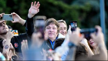 Noviembre de 2023: la última visita de Milei a Rosario, antes de ganar las elecciones presidenciales.