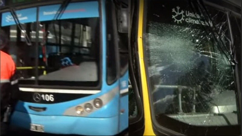 Un choque sin consecuencias graves en pleno centro de Rosario.