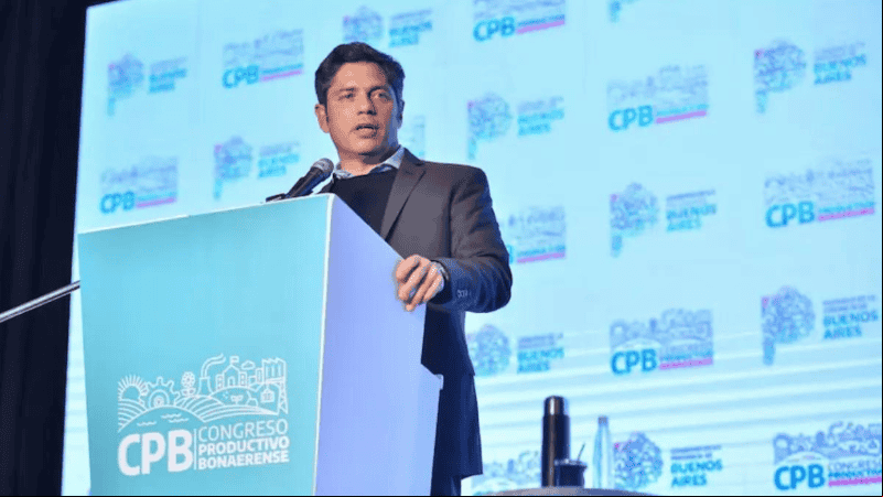 Kicillof, uno de los ausentes del Pacto de Mayo.