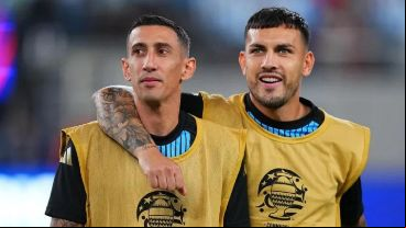Di María y Paredes durante la Copa América de Estados Unidos 2024.