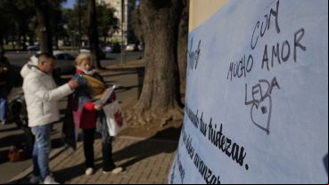 Un grupo de seguidores se reunieron hoy en la ex Rural.