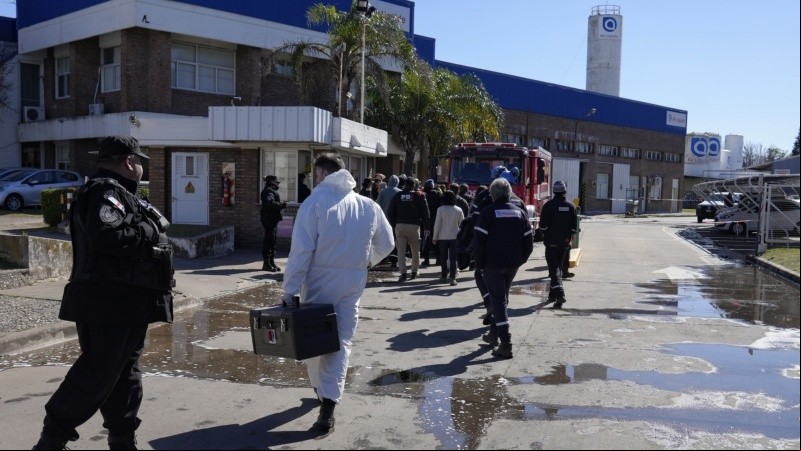 El avión impactó contra un depósito de la empresa el pasado 9 de agosto.