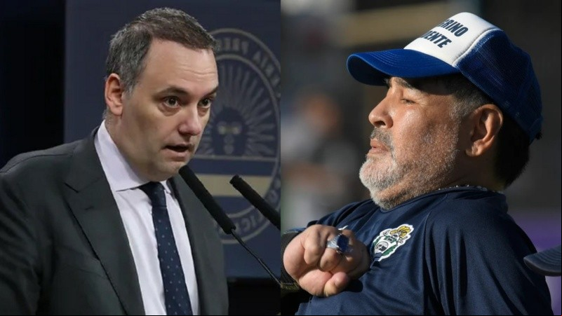 El vocero presdencial saludó a los zurdos en su día, pero dejó afuera a Maradona.