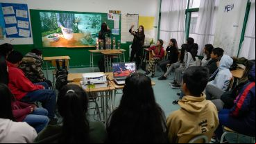 El taller "Energía y Compostaje para el Futuro" en el colegio bicultural San Juan Diego.