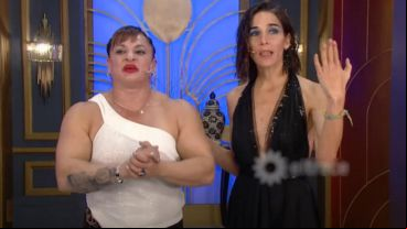 Alejandra Locomotora Oliveras y Juana Viale en el clásico "Almorzando".