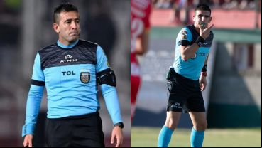 Lobo Medina (izquierda) y Merlos (derecha), los jueces para Newell's y Central este fin de semana.