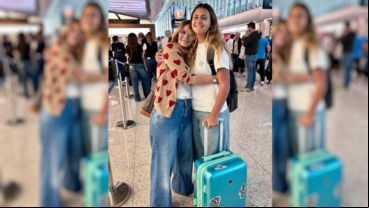 Amalia Granata junto a su hija Uma.