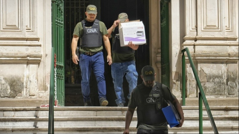 Gendarmería, a cargo de los procedimientos.