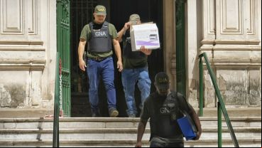 Gendarmería, a cargo de los procedimientos.