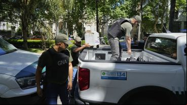 Gendarmería, a cargo de los procedimientos.