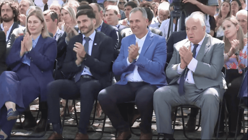 Pullaro y Gutiérrez compartieron un acto el viernes en Cayastá. El gobernador quiere al juez fuera de la Corte.