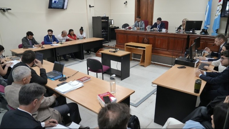La audiencia se llevó a cabo en los Tribunales federales de bulevar Oroño al 900.