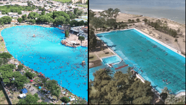 Izquierda: el balneario municipal Carlos Xamena, en Salta. Derecha: El Edén, Teodelina.