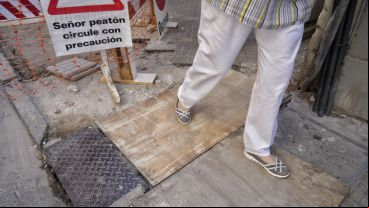Las acciones comenzaron con reparaciones en el centro de la ciudad.
