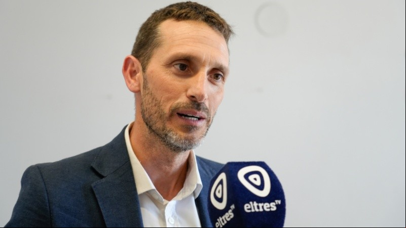 El intendente de Pérez, Pablo Corsalini.