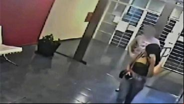 Una captura de pantalla de un video que el juez valoró como prueba en el procesamiento.