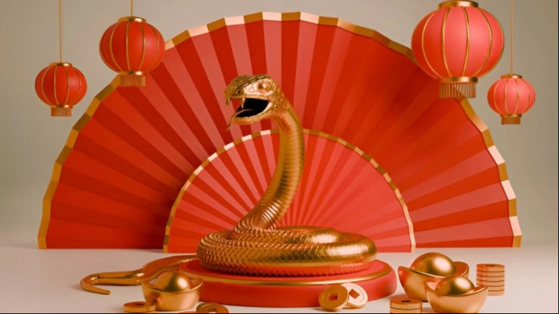 Este nuevo año, la figura reinante será la de la Serpiente de Madera.