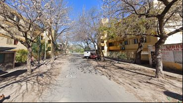 La cuadra donde tuvo lugar la balacera de este miércoles.