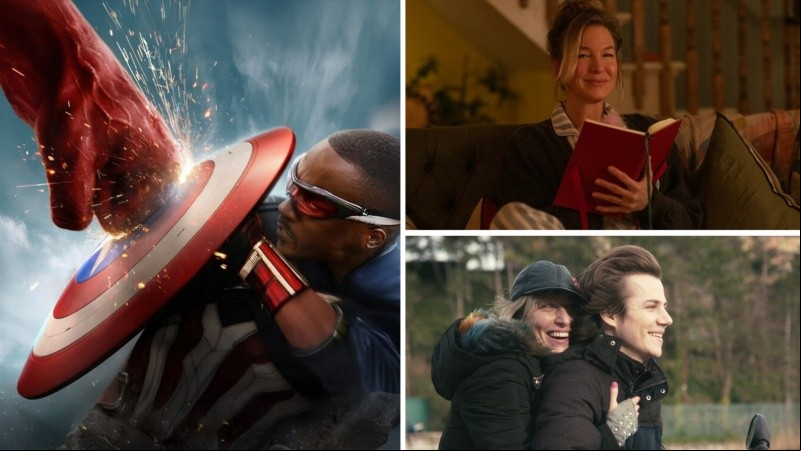 Capitán América: un nuevo mundo; Bridget Jones: loca por él; Una vida soñada.