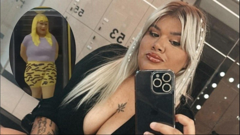 La influencer Morena Rial y ¿su réplica?