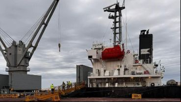 El puerto de Rosario viene de recuperar la carga siderúrgica.