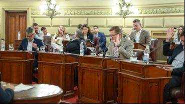 El Senado provincial en la sesión de este jueves.