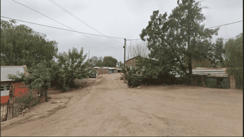La zona donde se produjo el crimen.