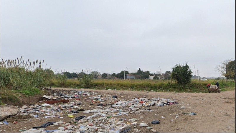 La zona en la que fue atacado el joven.