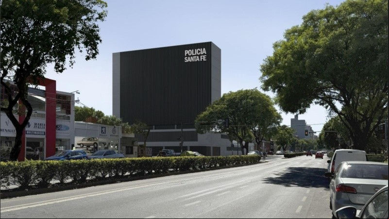 El render de cómo quedará el edificio terminado.