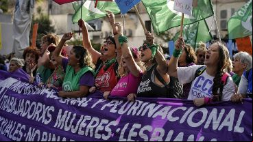 Con un clima más amigable, las mujeres protagonizan su ya tradicional movilización.