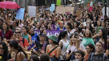 Con un clima más amigable, las mujeres protagonizan su ya tradicional movilización.