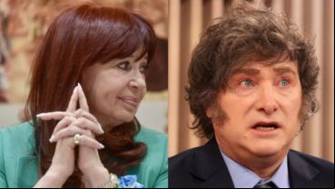 "Te falló el experimento de la Escuela Austríaca", tuiteó Cristina Kirchner, en un mensaje que comienza con la frase "che, Milei".