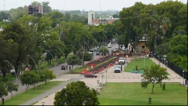 Las obras en avenida Ayacucho.