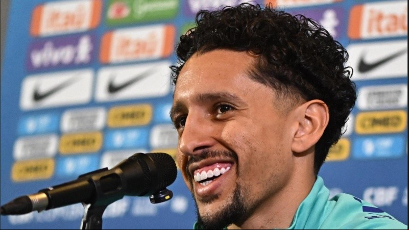 El zaguero central Marquinhos, capitán de Brasil y una de las figuras del PSG francés.
