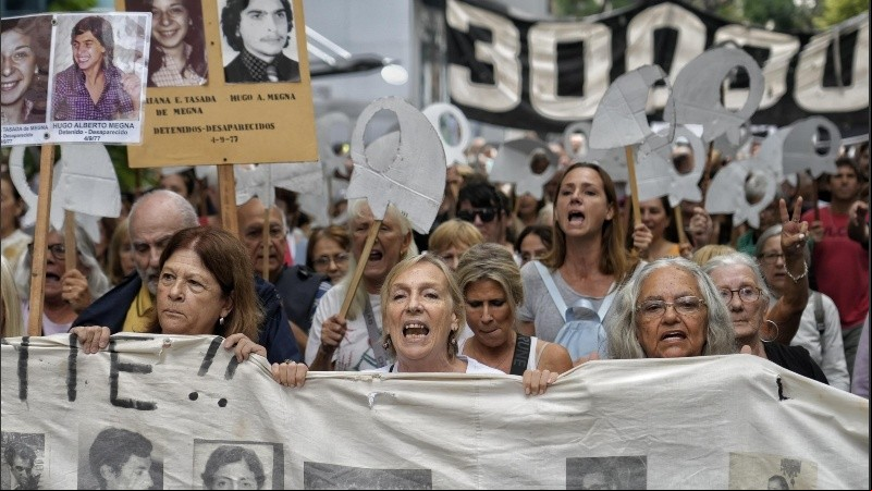 A 49 años del último golpe de Estado, Rosario se movilizó este lunes, 24 de marzo.
