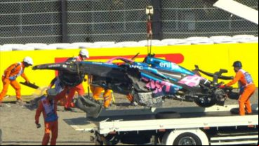 Fue auxiliado de inmediato por el cuerpo médico y de asistencia de la F1 y del circuito de Suzuka.