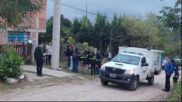 La vivienda de Los Talas al 1300, escenario del femicidio.